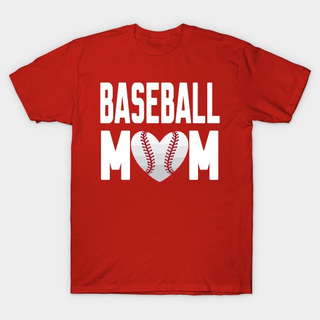 Baseball Mom T-Shirt by Work Memes